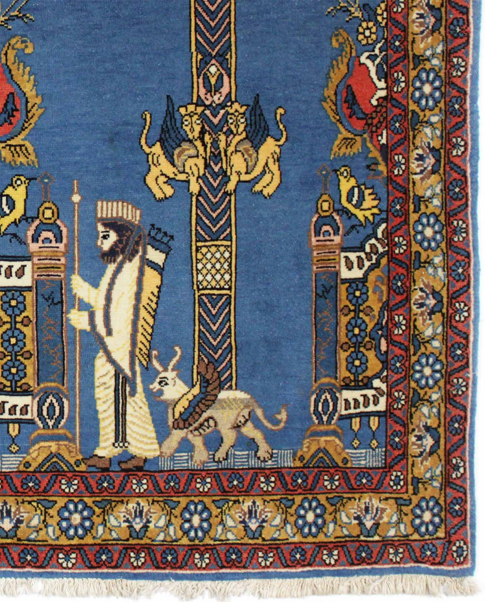 Persian rug Ancient Semnan 11372 | Iranian Carpet