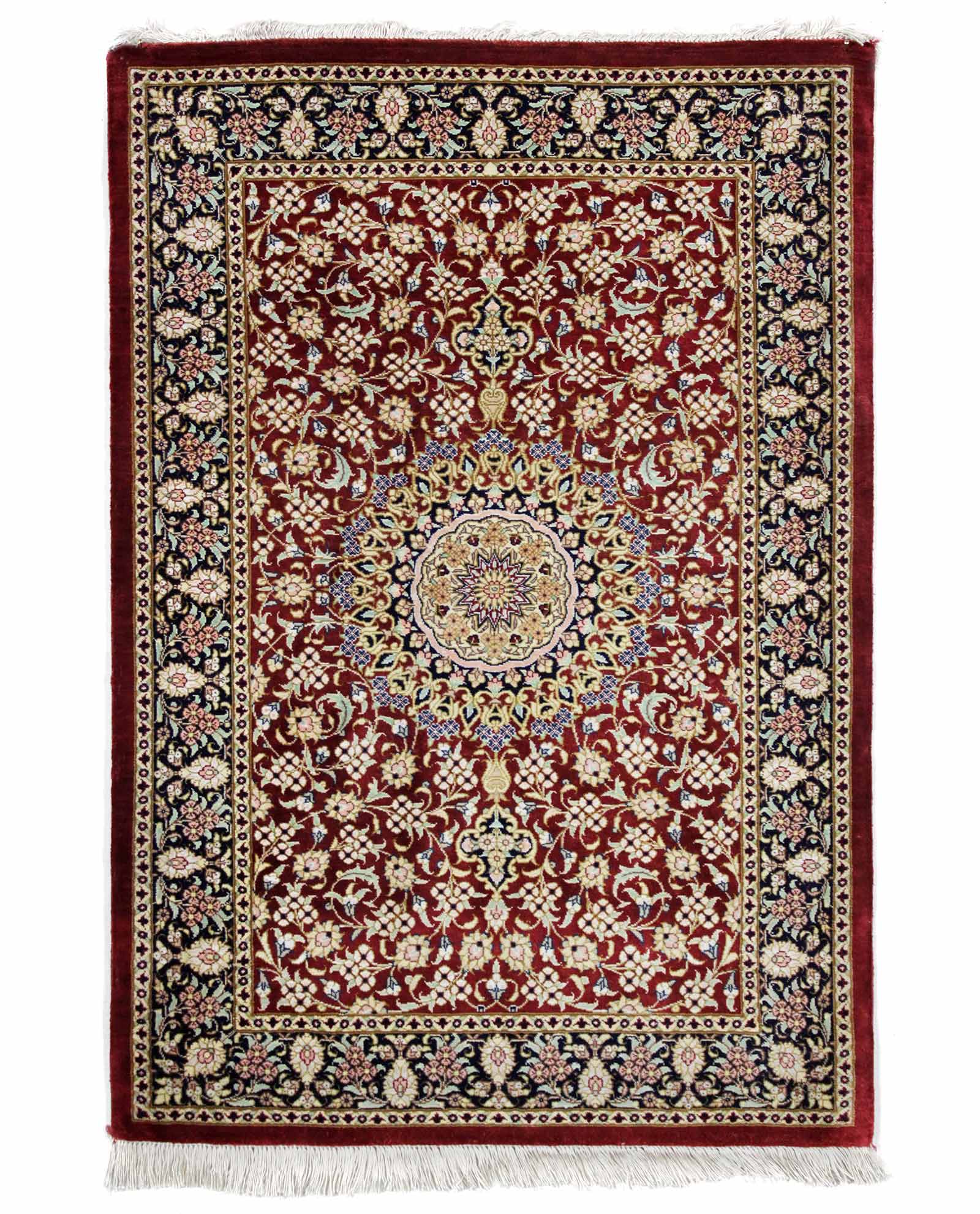 concept informatie Peru Perzisch tapijt Ghoum zijde 14833 | Iranian Carpet