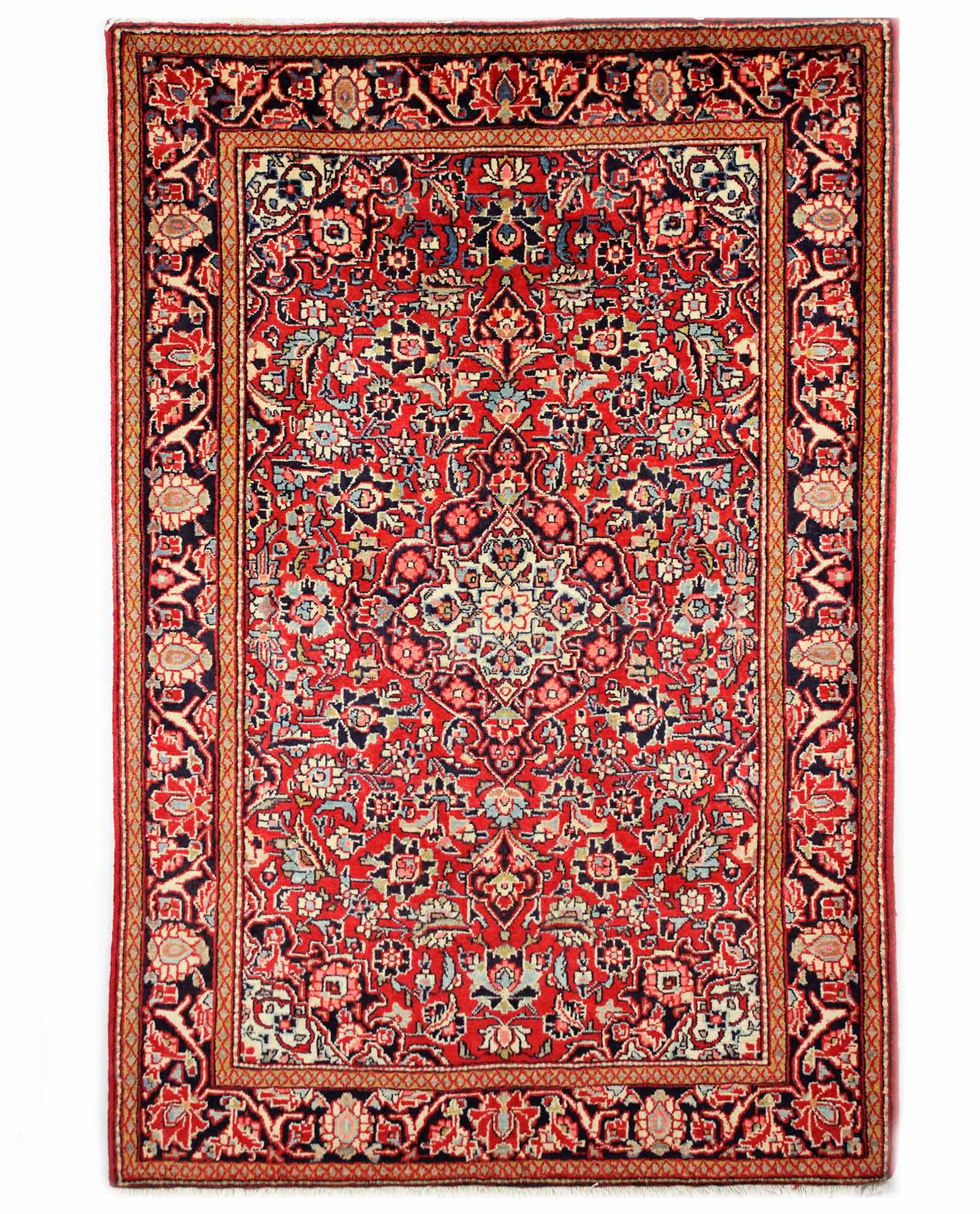 herhaling kruis Madison Perzisch tapijt Kashan 15160 | Iranian Carpet
